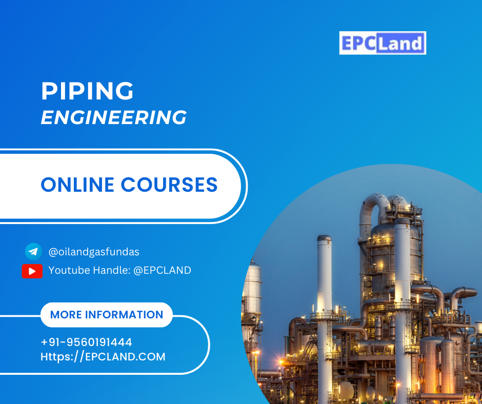 Piping Engineering Online Courses