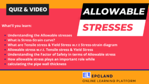 Read more about the article Demystifying Allowable Stresses: Exploring Stress-Strain Curves, Tensile Stress, Yield Stress, and More II 5 FAQs, Quiz & Video