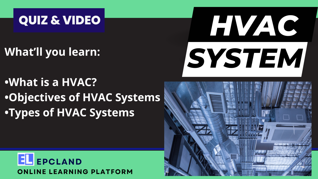 You are currently viewing Understanding HVAC Systems: Types and Objectives II 5 FAQs, Quiz & Video