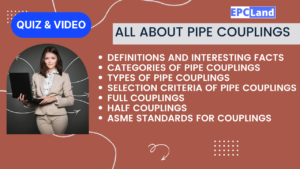 Read more about the article Exploring Pipe Couplings: Definitions, Categories, Types, Selection Criteria, and ASME Standards II 5 FAQs, Quiz & Video