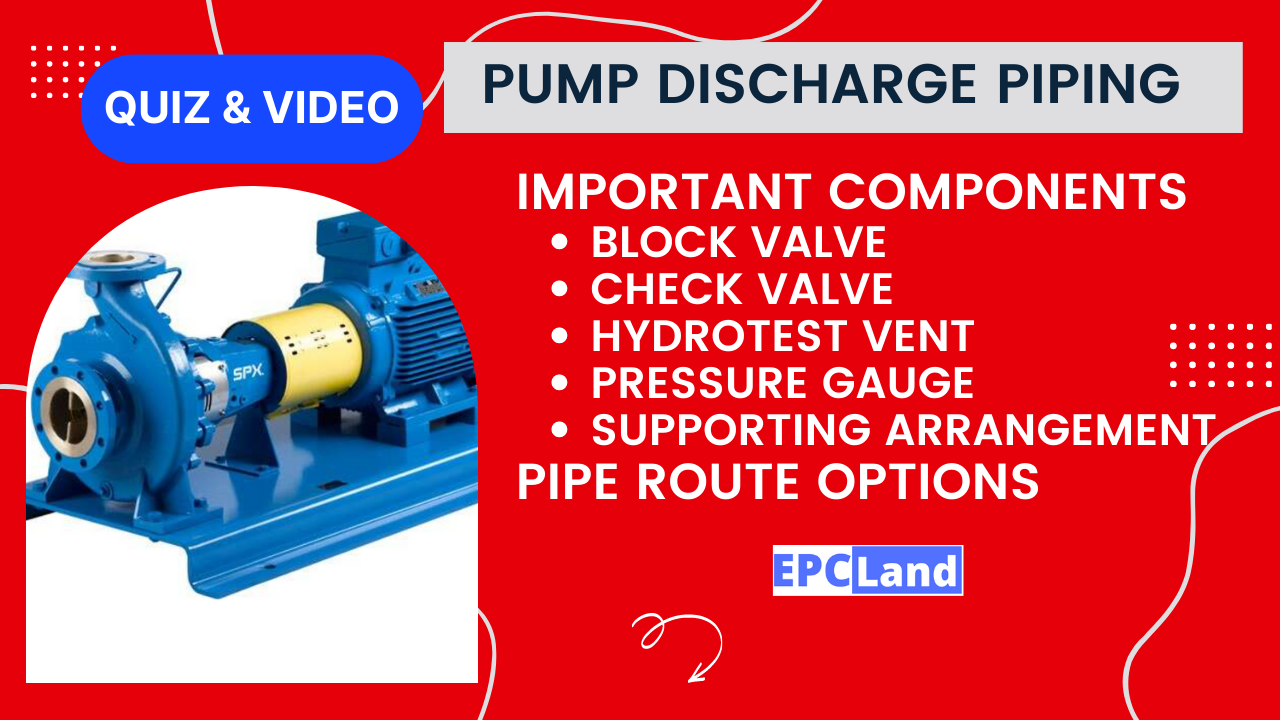 You are currently viewing Crucial Components in Pump Discharge Piping for Efficient Operations II 5 FAQs, Quiz & Video