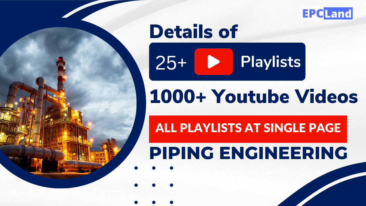 You are currently viewing 25+ YouTube Playlists II 1000+ Videos II Oil&GasFundas II EPCLand II Comprehensive Guide