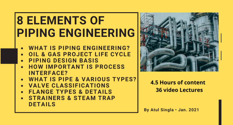 Course on Piping Elements