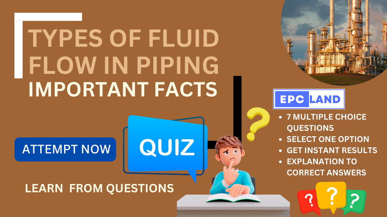 Read more about the article Important Facts: Quiz on Types of Fluid Flow II 7 MCQs with Explanations