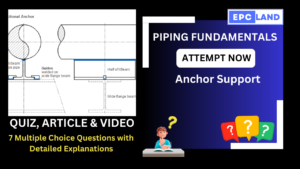 Read more about the article Quiz on Anchor Supports: Pipe Supports: A Comprehensive Guide II 7 MCQs with Explanations