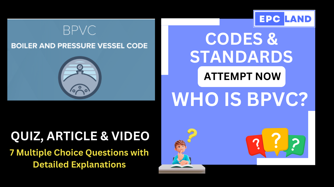 You are currently viewing Who is BPVC: Boiler and Pressure Vessel Code: Article & Quiz with 7 MCQs II A Comprehensive Guide