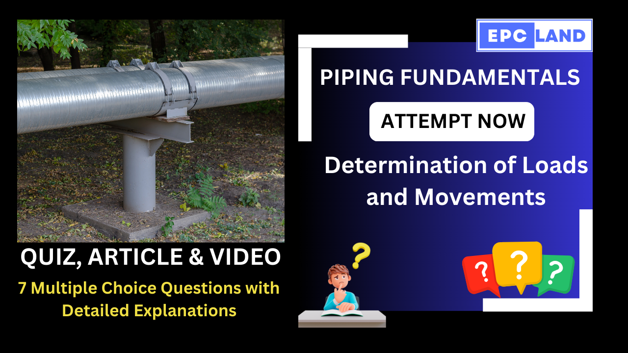 You are currently viewing Quiz on Determination of Loads and Movements: A Comprehensive Guide II 7 MCQs with Explanations