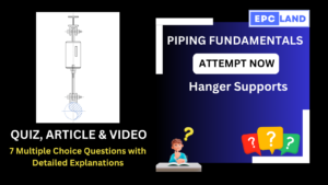 Read more about the article Quiz on Hanger Supports: Pipe Supports: A Comprehensive Guide II 7 MCQs with Explanations