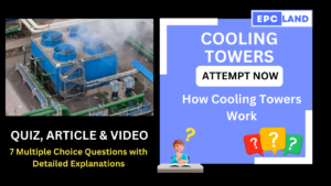 Read more about the article How Cooling Towers Work: Article & Quiz with 7 MCQs II A Comprehensive Guide