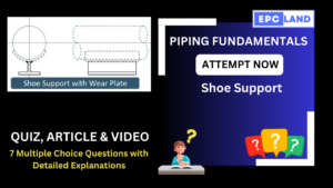 Read more about the article Quiz on Shoe Support: Pipe Supports: A Comprehensive Guide II 7 MCQs with Explanations